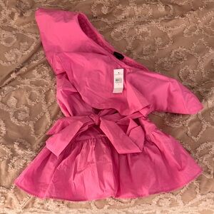 Pink Ruffled Dress with Bow